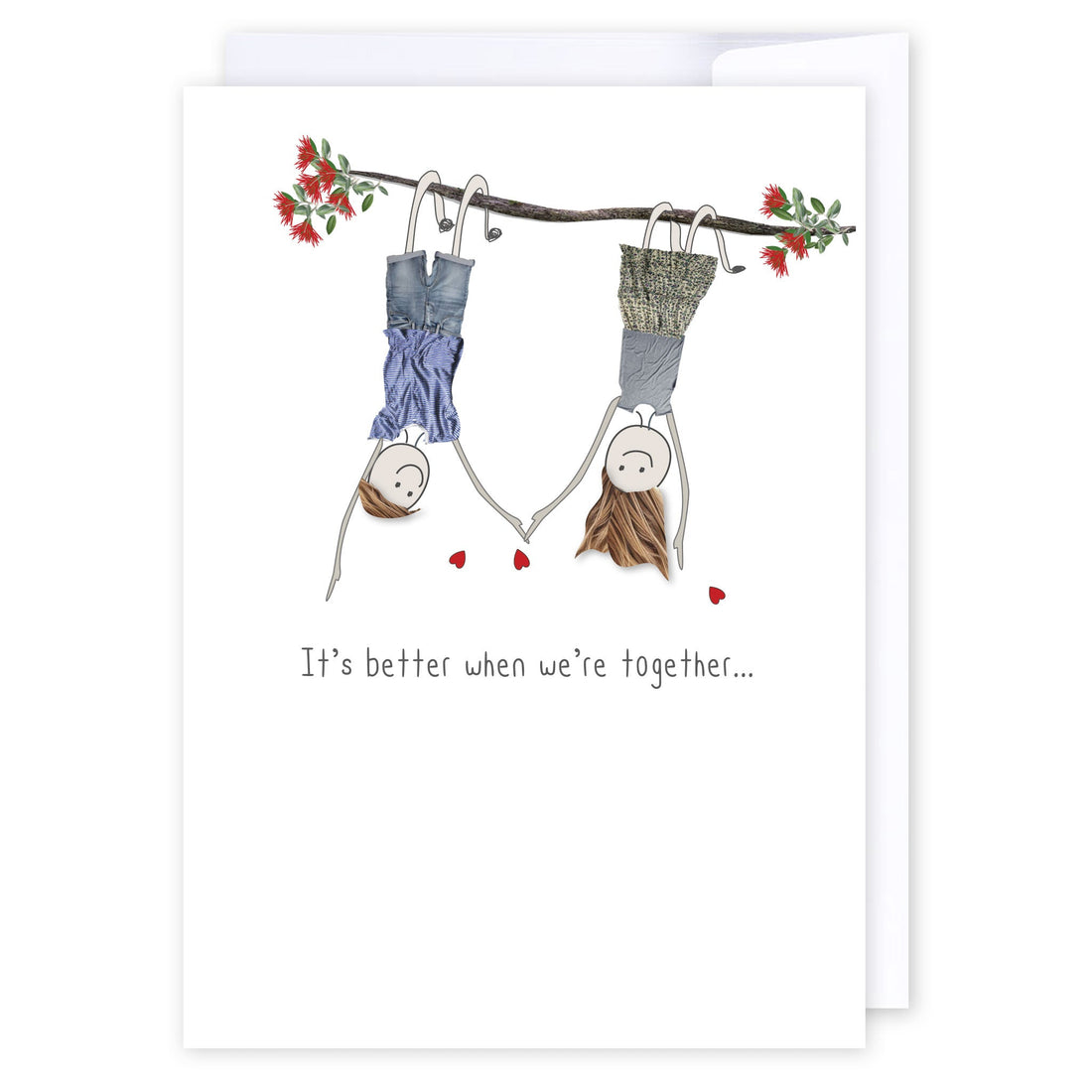 Better together: NZ Made Greeting Card, Love, , by Icandy Design Ltd