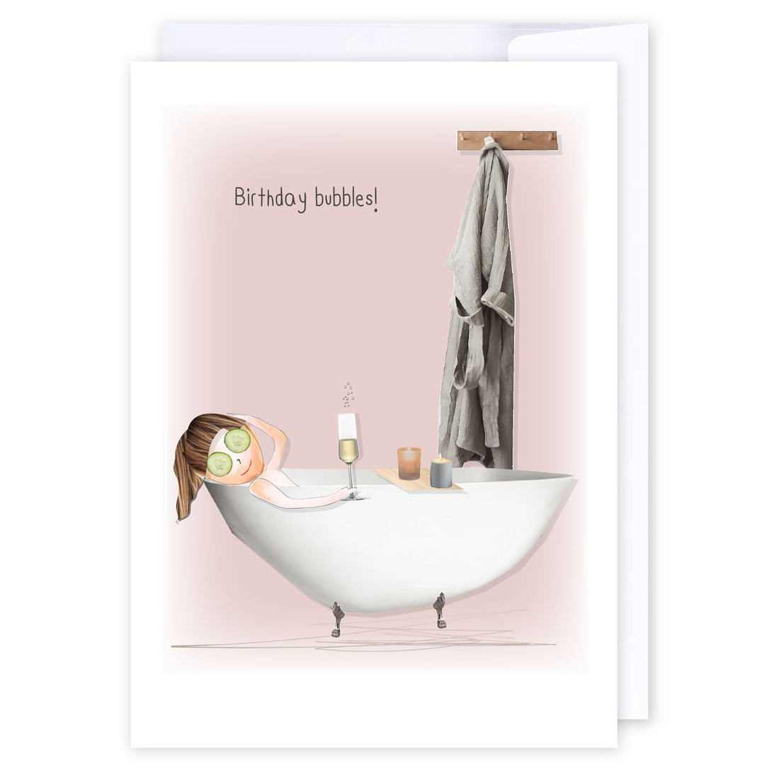 Birthday Bubbles: NZ Made Greeting Card, Birthday, For Her, Fun by Icandy Design Ltd