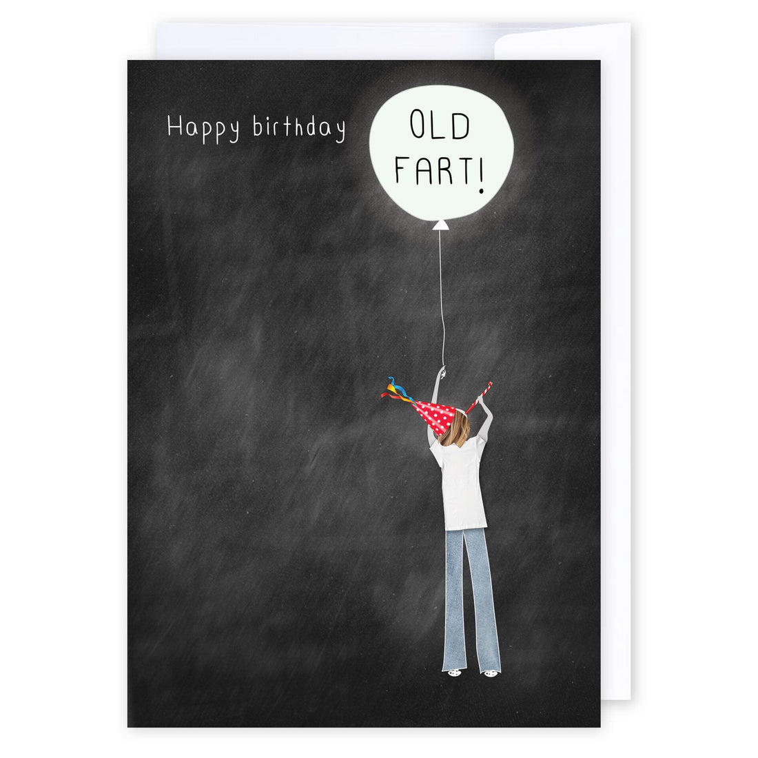Birthday - Old fart: NZ Made Greeting Card, Birthday, Clearance, For Him by Icandy Design Ltd
