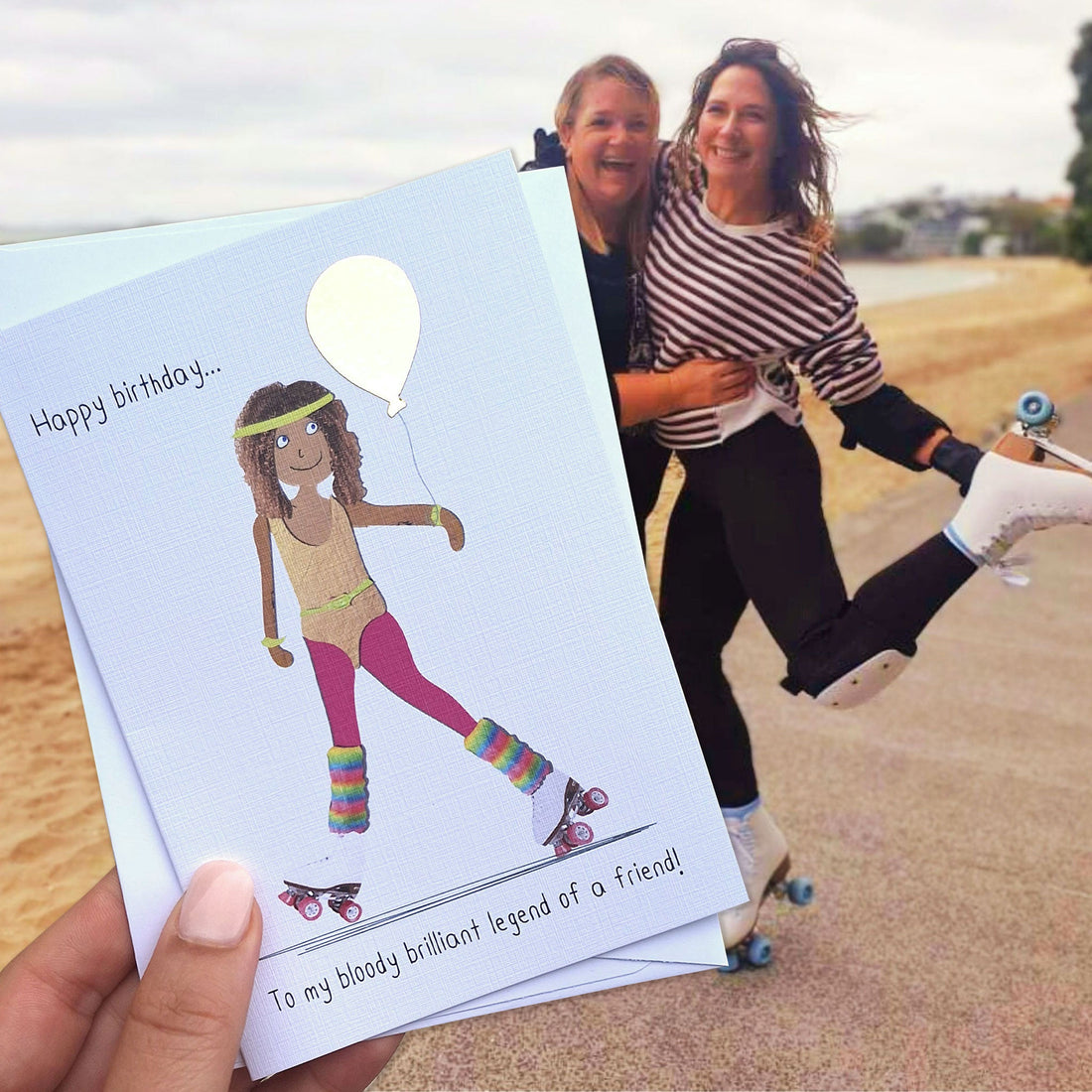 Brilliant legend: NZ Made Greeting Card, Best sellers, Birthday, For Her by Icandy Design Ltd