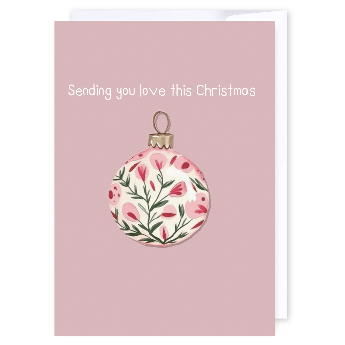 Christmas Bauble: NZ Made Greeting Card, Christmas, Lisa&