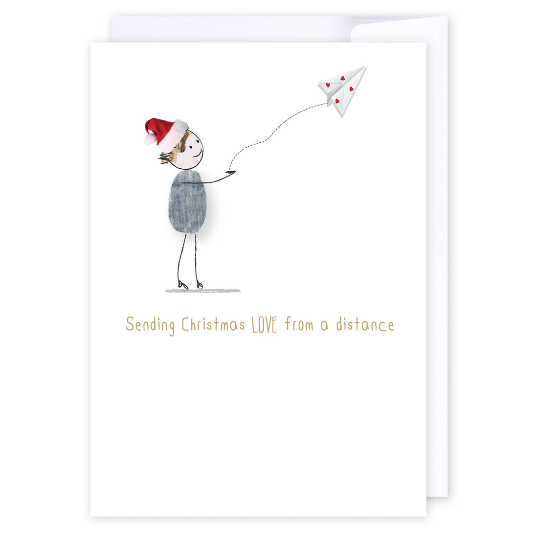 Christmas Distance: NZ Made Greeting Card, Christmas, , by Icandy Design Ltd