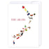 Christmas Kiwiana Map: NZ Made Greeting Card, Christmas, Kiwiana, by Icandy Design Ltd