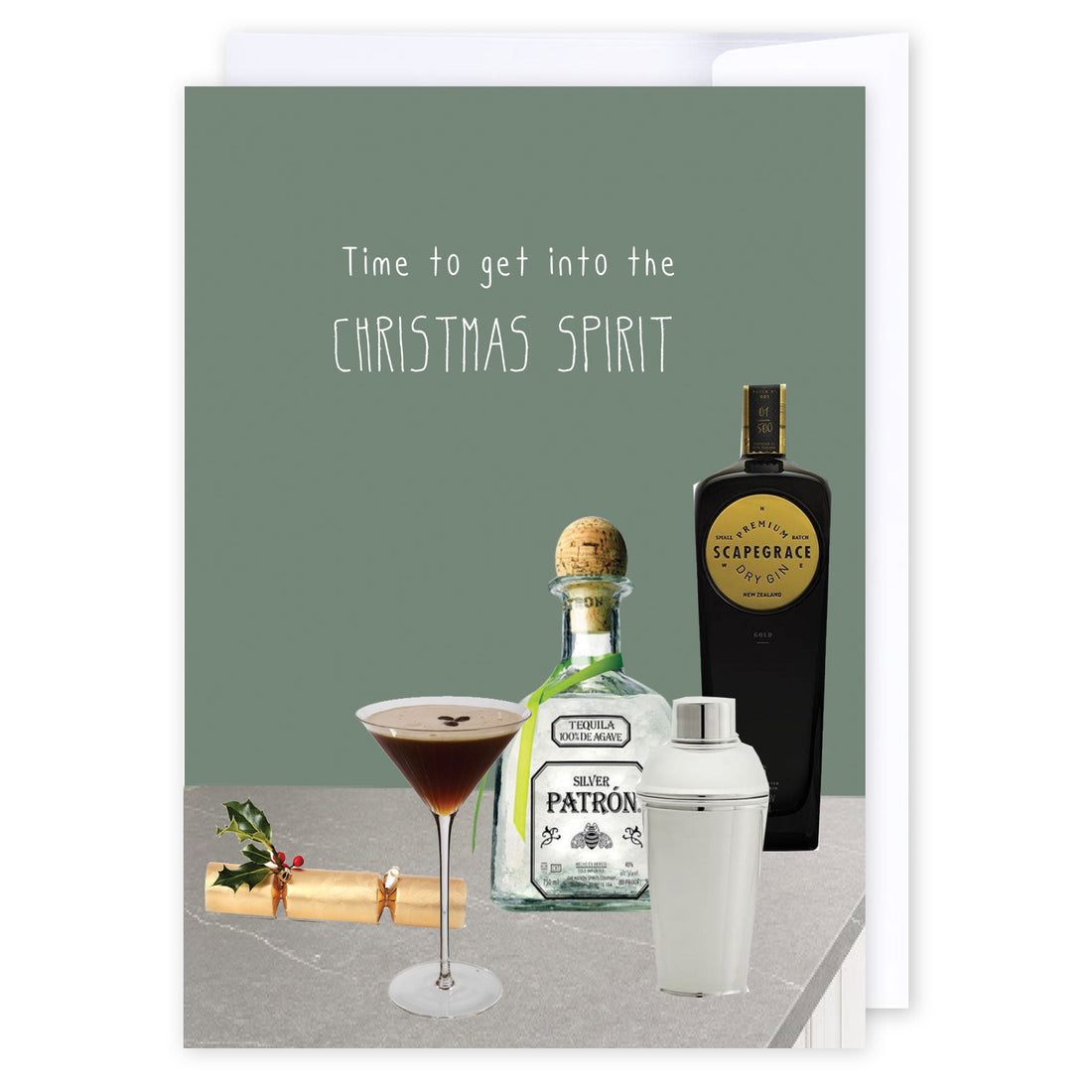 Christmas Spirit: NZ Made Greeting Card, Christmas, Clearance, by Icandy Design Ltd