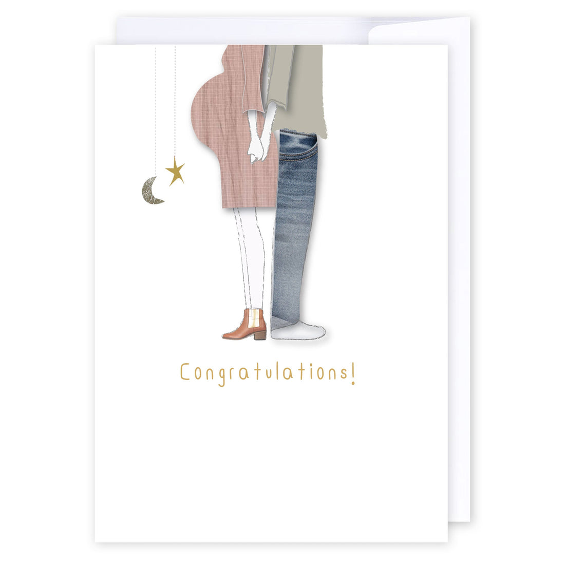 Congratulations bump: NZ Made Greeting Card, Baby, Clearance, by Icandy Design Ltd