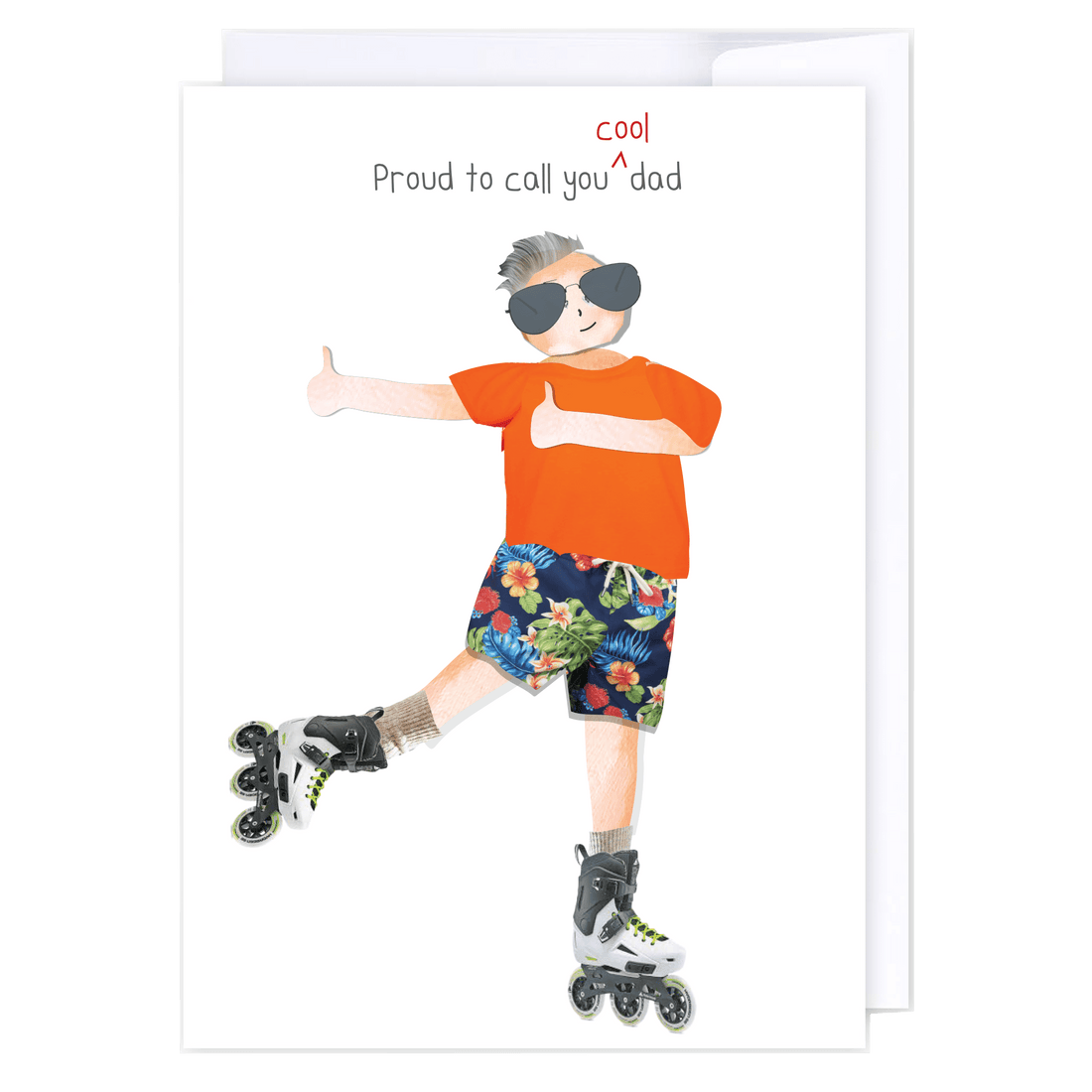 Cool dad: NZ Made Greeting Card, Dads, Father&