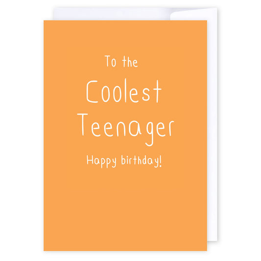 Coolest Teenager: NZ Made Greeting Card, Birthday, Children, Lisa's letters by iCandy Publishing