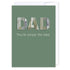 Dad your simply the best: NZ Made Greeting Card, Birthday, Dads, by Icandy Design Ltd