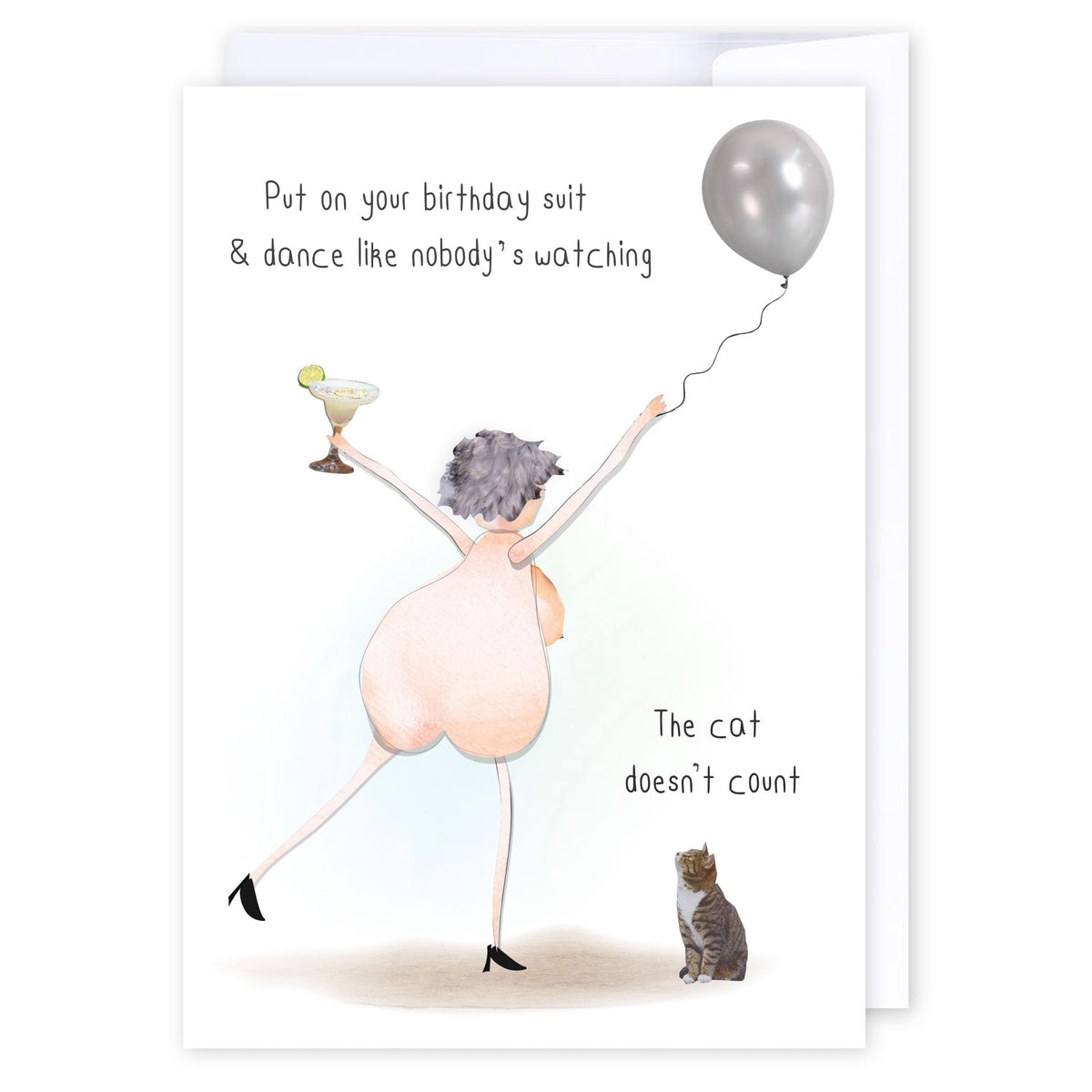 Dance like nobody's watching: NZ Made Greeting Card, Birthday, Cats & Dogs, For Her by iCandy Publishing