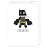Dream big Batman: NZ Made Greeting Card, Clearance, For Kids, Inspiration by Icandy Design Ltd