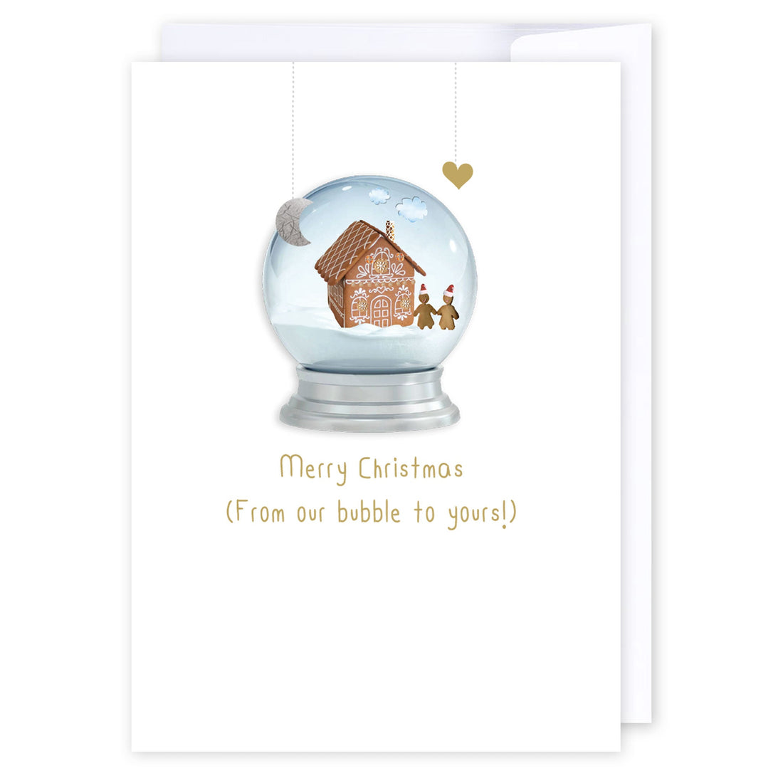 From our bubble to yours: NZ Made Greeting Card, Christmas, Clearance, by Icandy Design Ltd