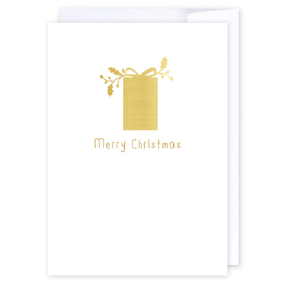 Gold Christmas gift: NZ Made Greeting Card, Christmas, Clearance, by Icandy Design Ltd