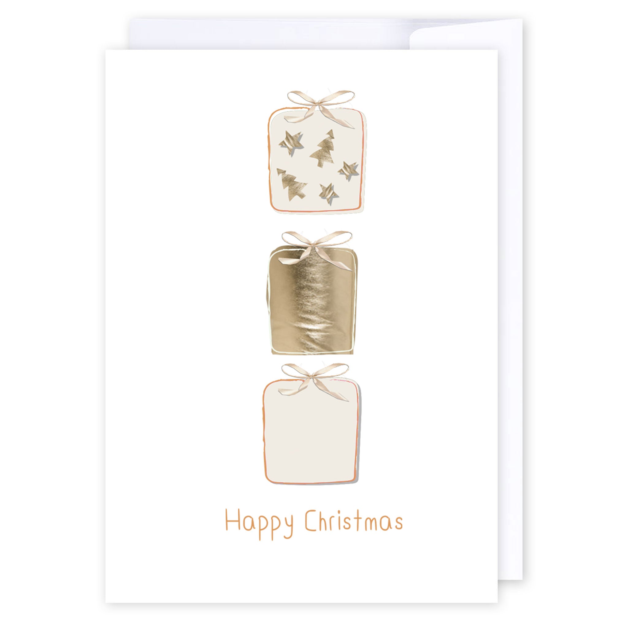 Gold Christmas Gifts: NZ Made Greeting Card, Christmas, , by Icandy Design Ltd