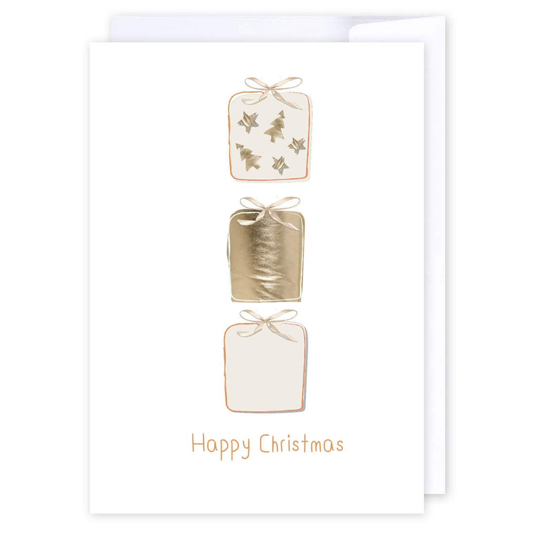 Gold Christmas Gifts: NZ Made Greeting Card, Christmas, , by iCandy Publishing
