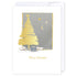 Gold Christmas Tree: NZ Made Greeting Card, Christmas, , by Icandy Design Ltd