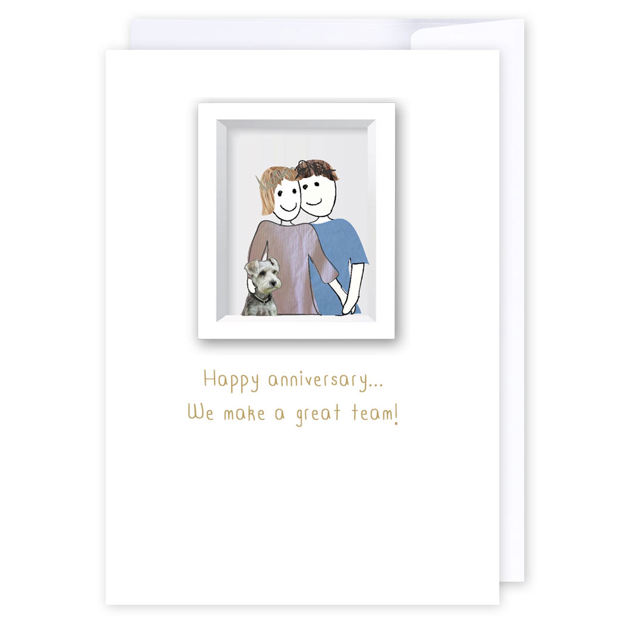 Great team: NZ Made Greeting Card, Anniversary, Clearance, by Icandy Design Ltd