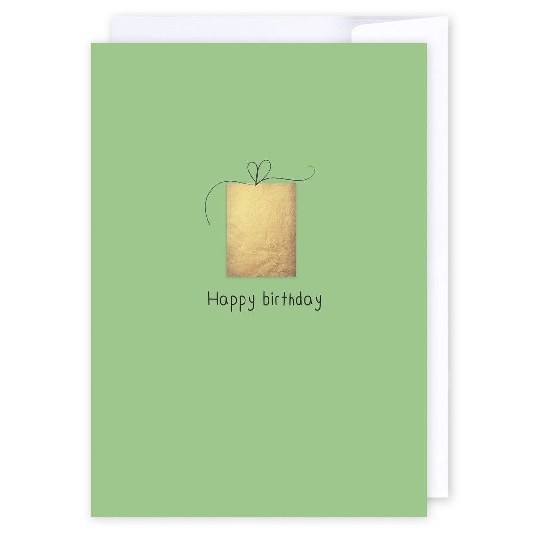 Green birthday present: NZ Made Greeting Card, Birthday, , by Icandy Design Ltd
