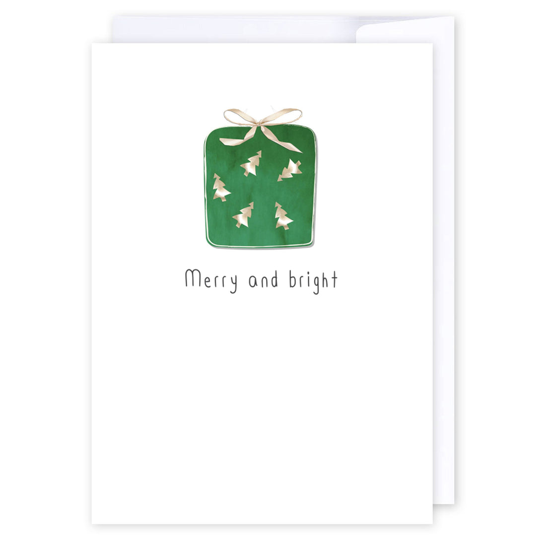 Green Christmas Gift: NZ Made Greeting Card, Christmas, , by Icandy Design Ltd