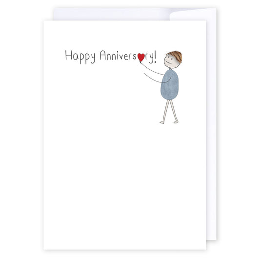 Happy Anniversary: NZ Made Greeting Card, Anniversary, Lisa's letters, by iCandy Publishing