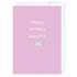 Happy birthday beautiful: NZ Made Greeting Card, Birthday, For Her, Teens by Icandy Design Ltd