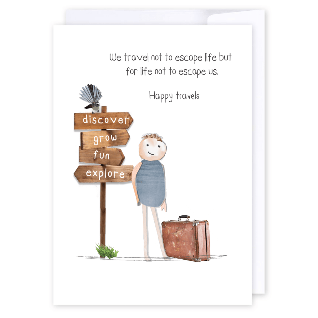 Happy Travels: NZ Made Greeting Card, Farewell, Fun, Inspiration by iCandy Publishing