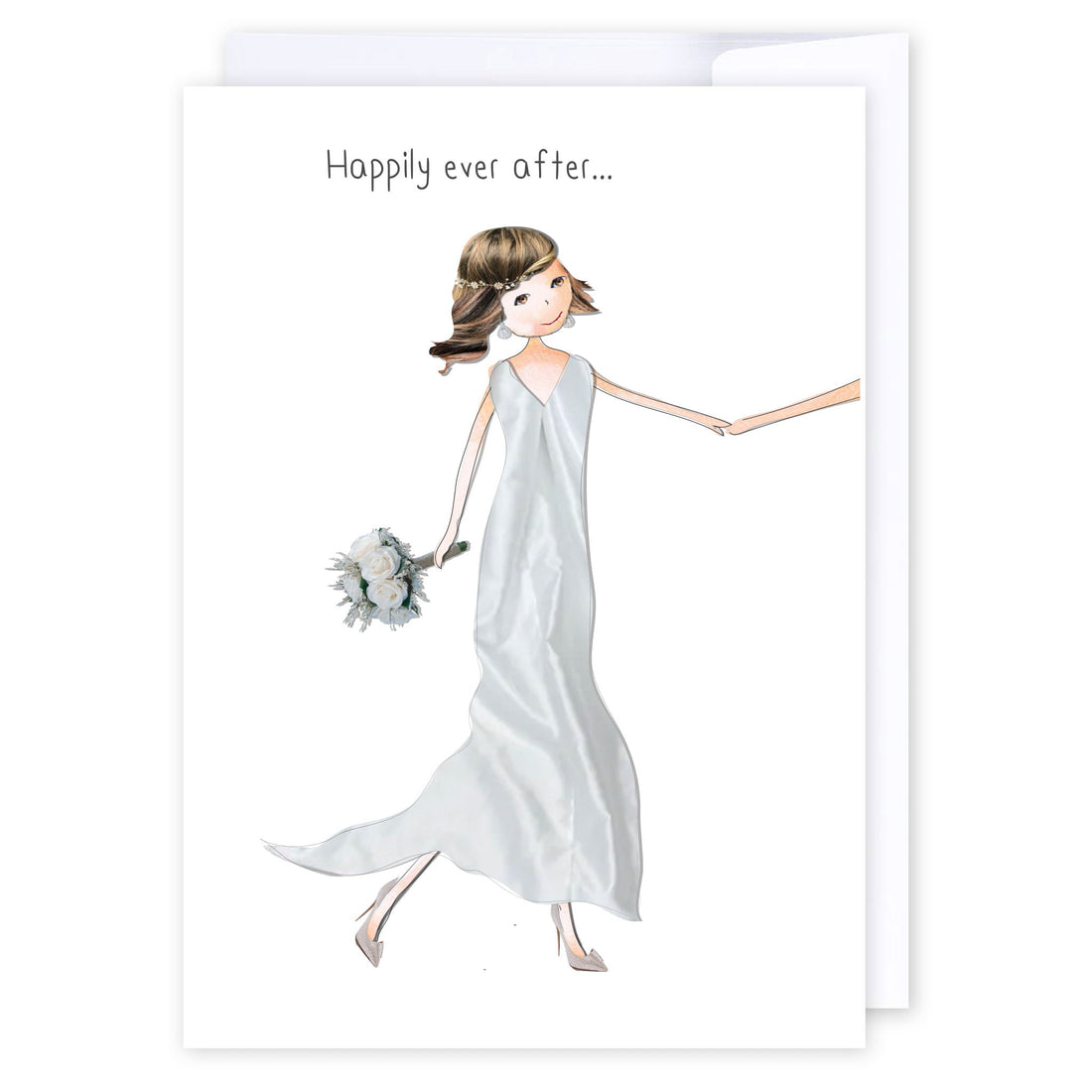 Here comes the bride: NZ Made Greeting Card, New, Wedding, by Icandy Design Ltd