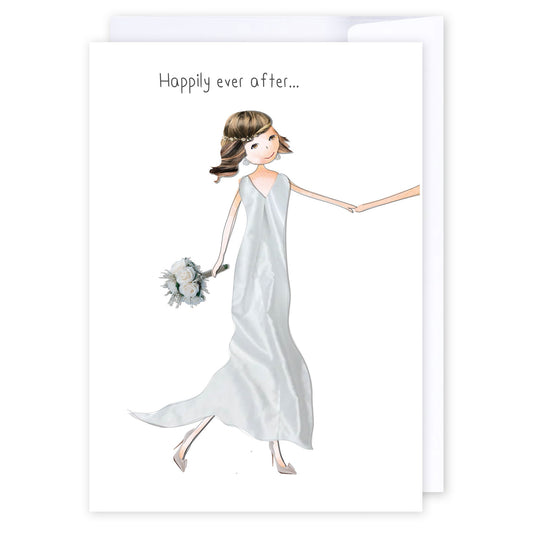 Here comes the bride: NZ Made Greeting Card, Lisa's letters, New, Wedding by iCandy Publishing