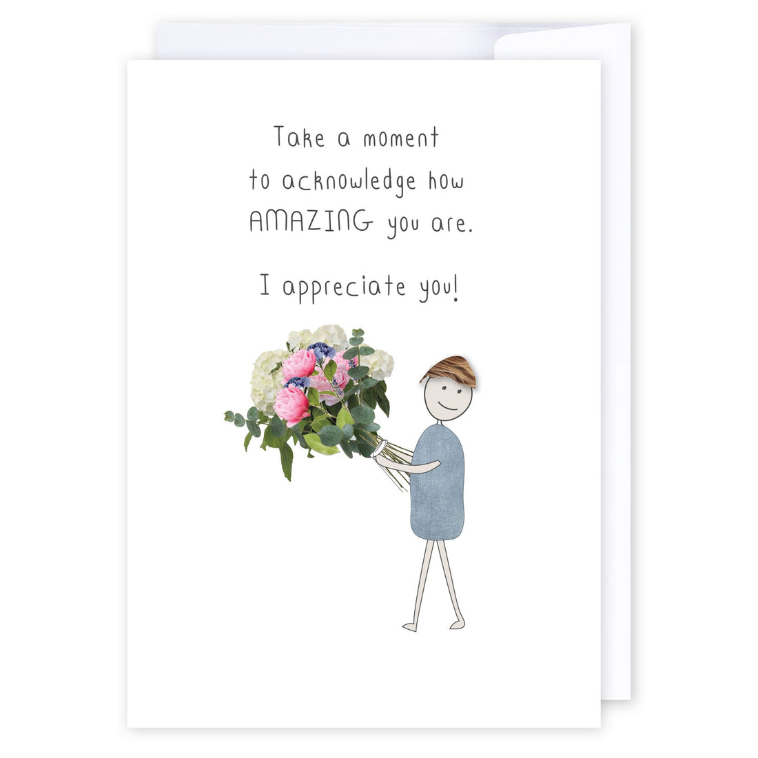 I appreciate you: NZ Made Greeting Card, Appreciation, , by Icandy Design Ltd