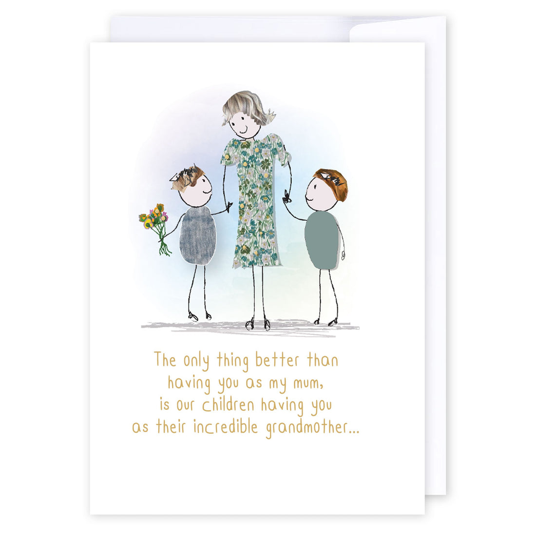 Incredible grandmother: NZ Made Greeting Card, Birthday, Grandparents, Mums by Icandy Design Ltd