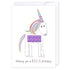 Lego Unicorn: NZ Made Greeting Card, Best sellers, Birthday, For Kids by Icandy Design Ltd