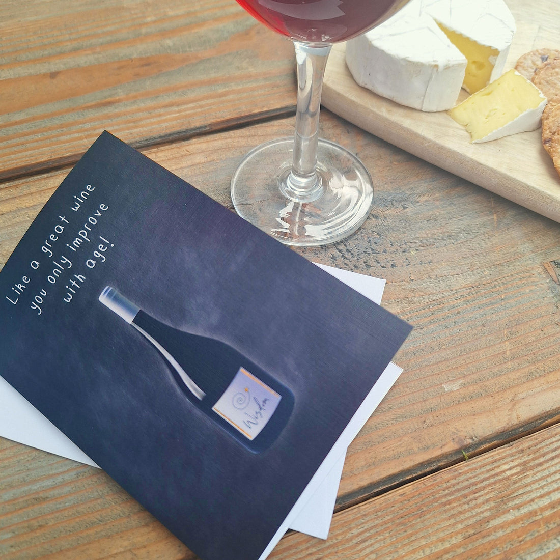 Like a great wine: NZ Made Greeting Card, Best sellers, Birthday, by Icandy Design Ltd