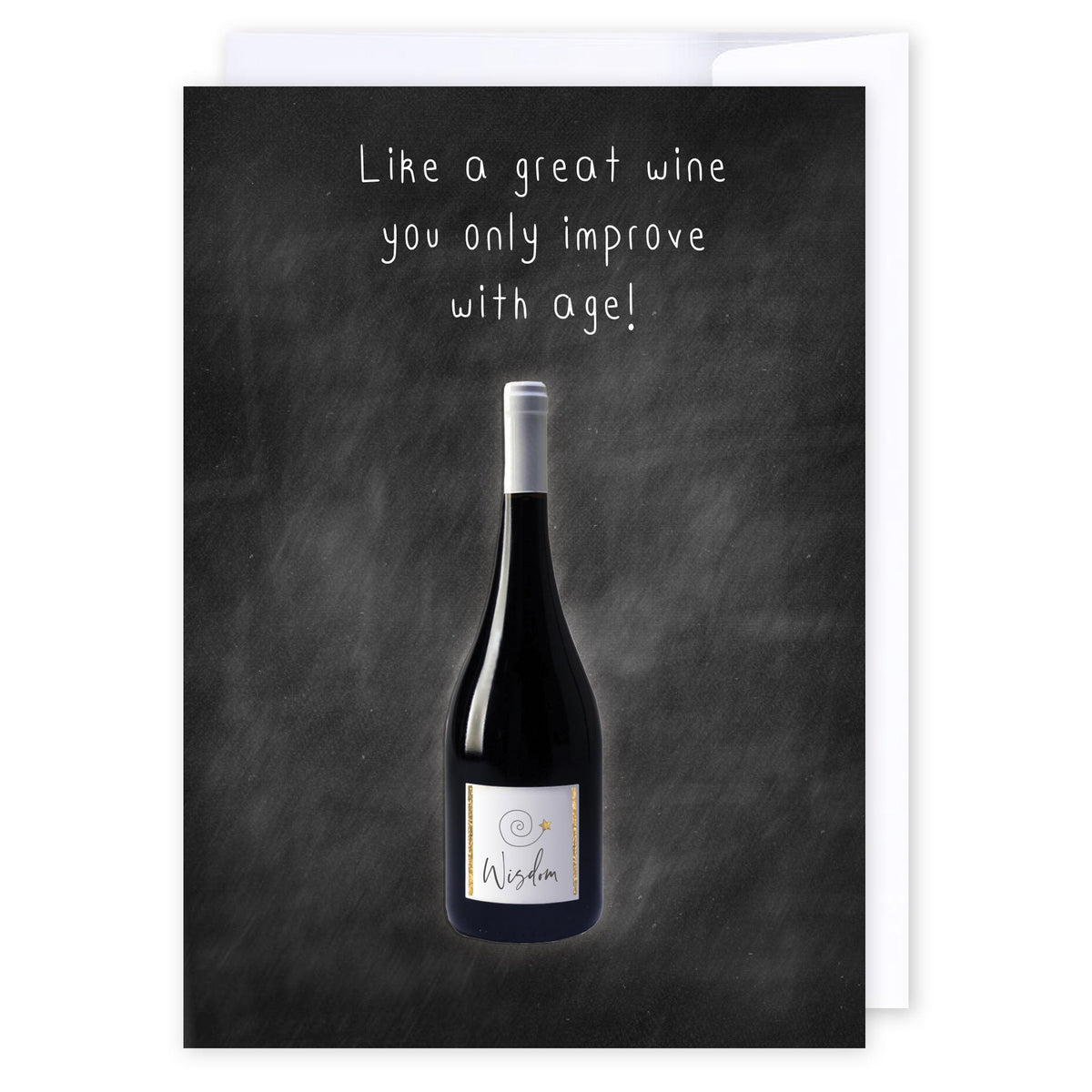 Like a great wine: NZ Made Greeting Card, Best sellers, Birthday, Lisa's letters by iCandy Publishing