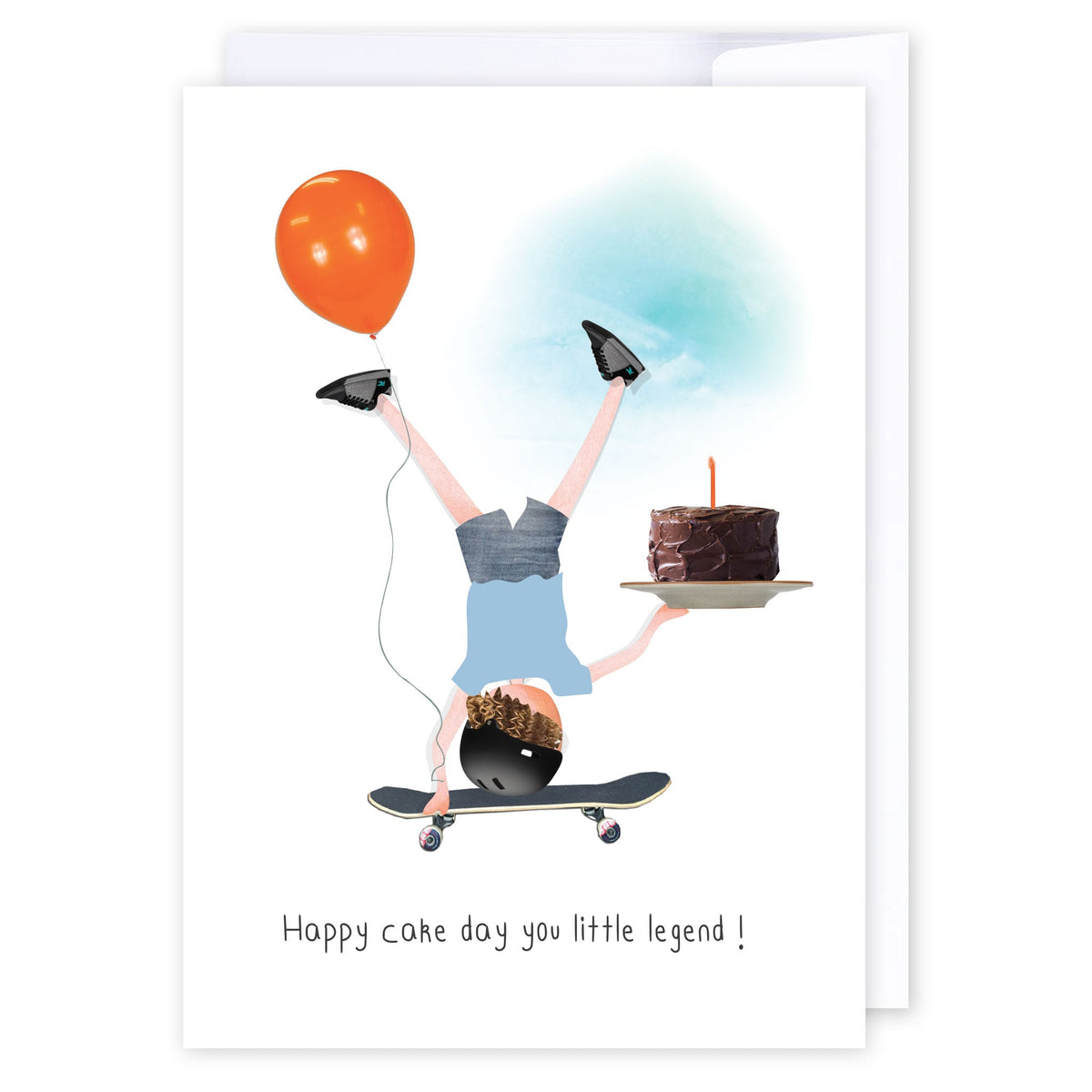 Little legend cake day: NZ Made Greeting Card, Birthday, For Kids, Lisa's letters by iCandy Publishing