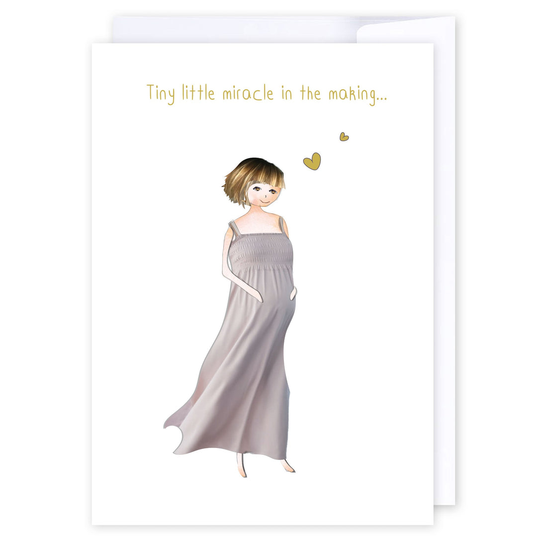 Little Miracle: NZ Made Greeting Card, Baby, New, by Icandy Design Ltd
