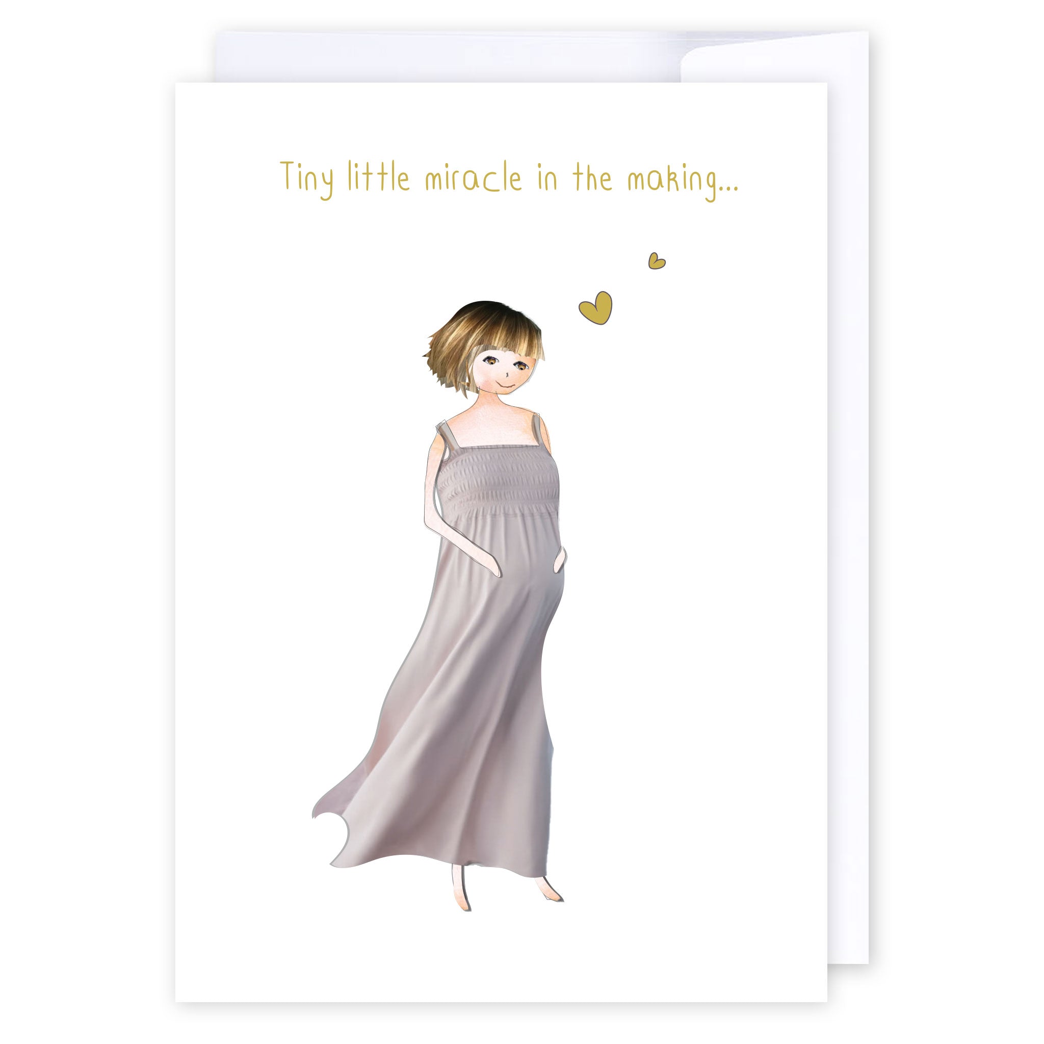 Little Miracle: NZ Made Greeting Card, Baby, New, by Icandy Design Ltd