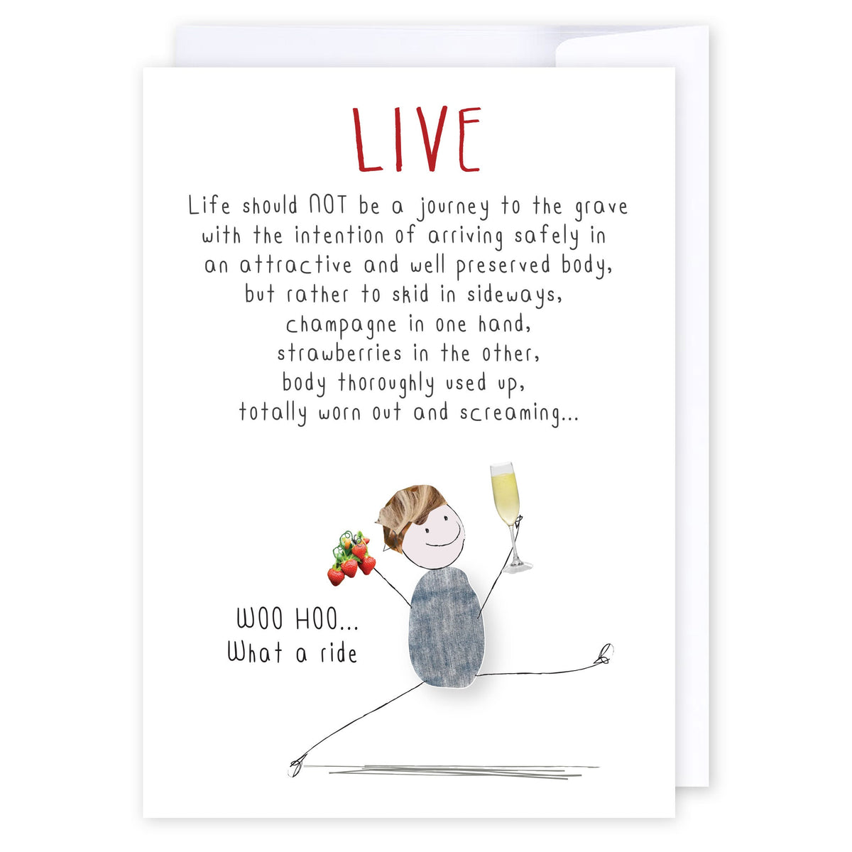 Live: NZ Made Greeting Card, Best sellers, Fun, Inspiration by iCandy Publishing