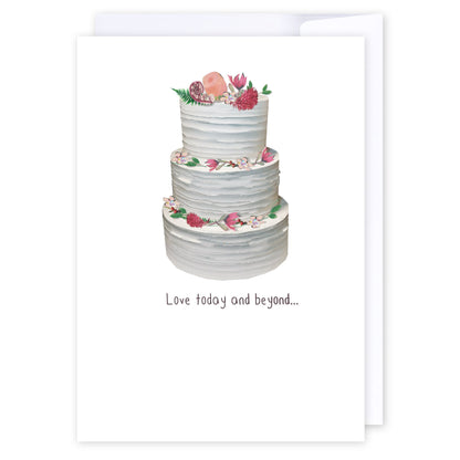 Love today and beyond: NZ Made Greeting Card, Kiwiana, New, Wedding by Icandy Design Ltd