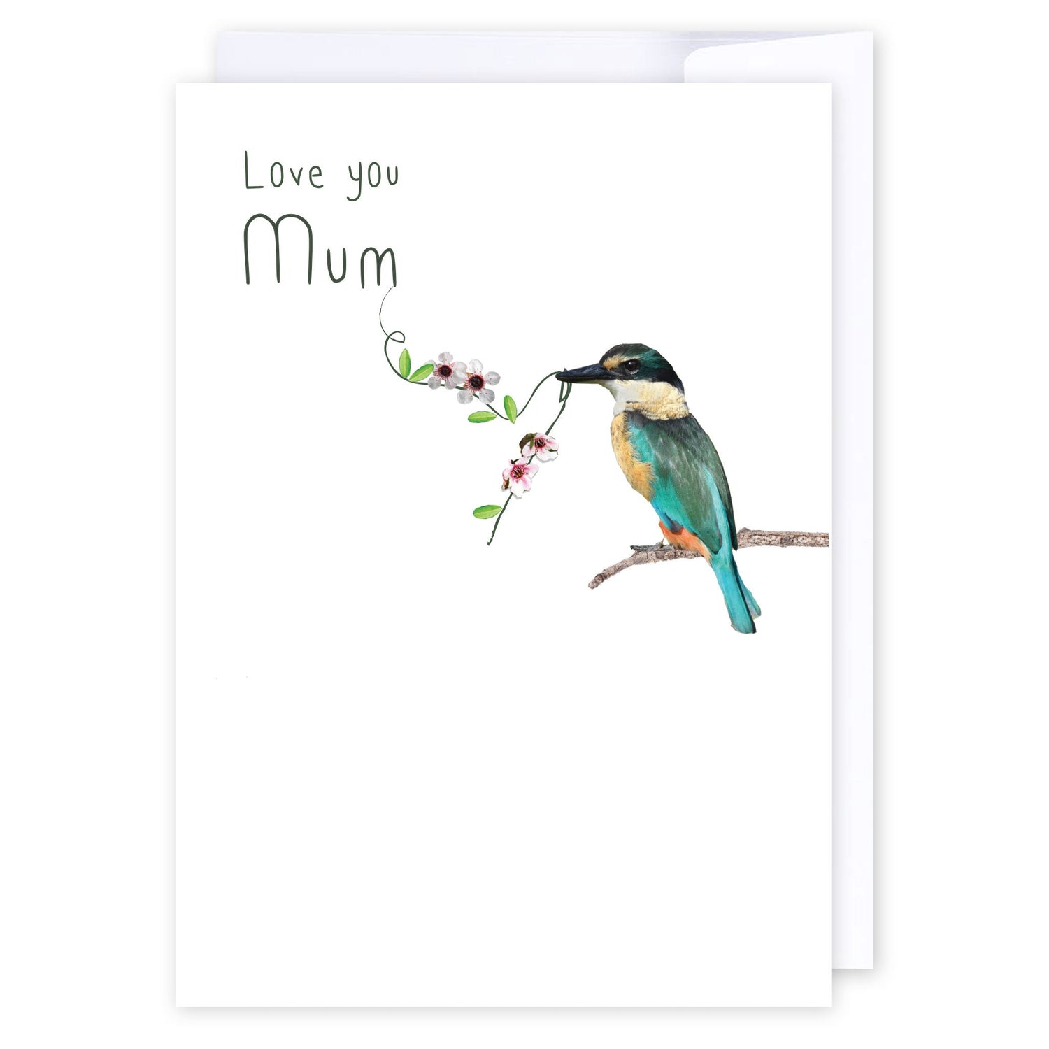 Love you Mum: NZ Made Greeting Card, Birthday, Kiwiana, Mums by Icandy Design Ltd