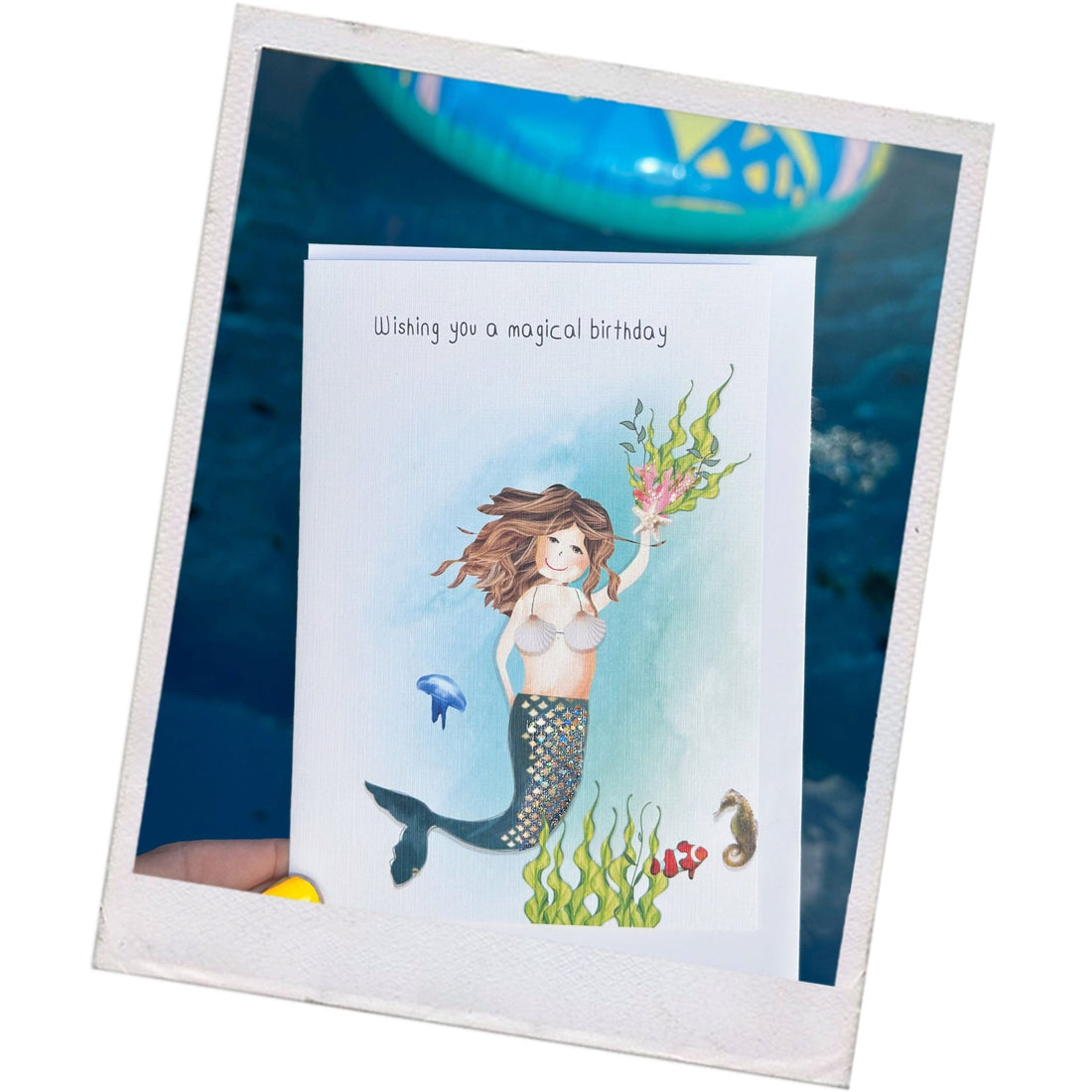 Magical Mermaid: NZ Made Greeting Card, Birthday, For Kids, New by Icandy Design Ltd
