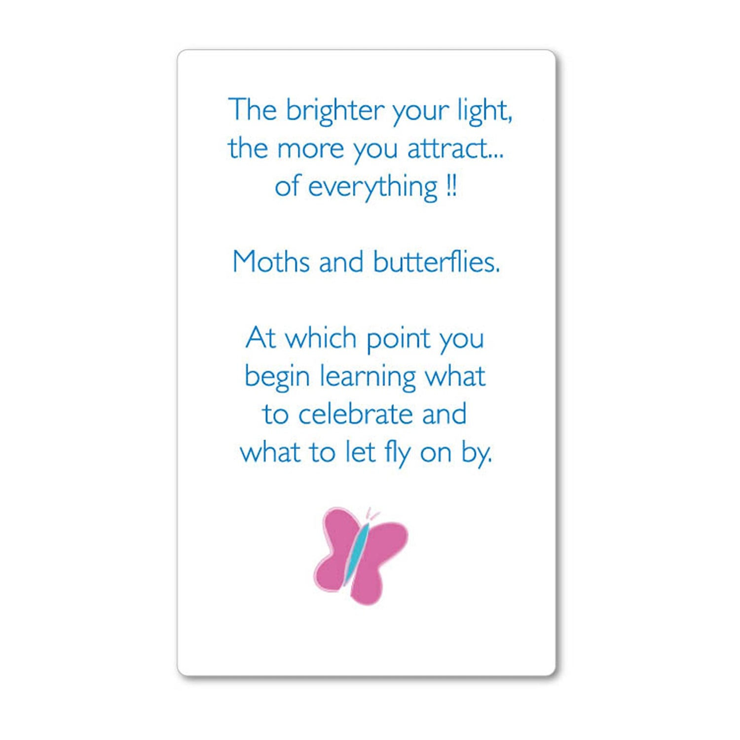 Magnet - Moths and butterflies: NZ Made Greeting Card, , , by Icandy Design Ltd