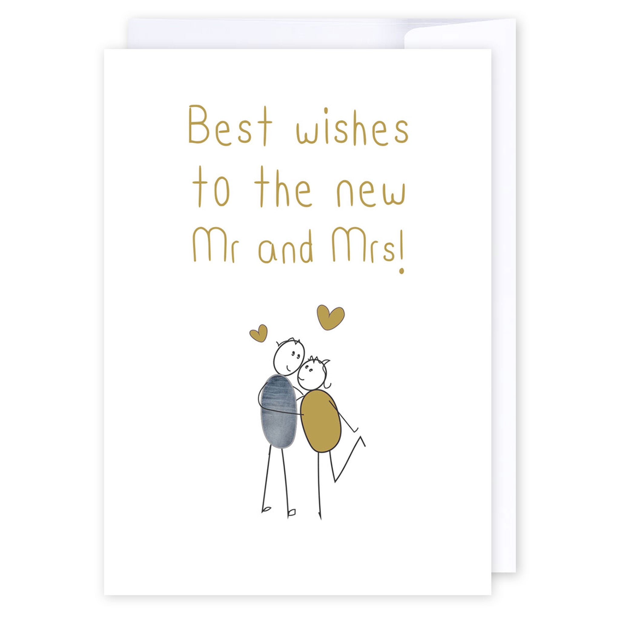 Mr and Mrs: NZ Made Greeting Card, Lisa&