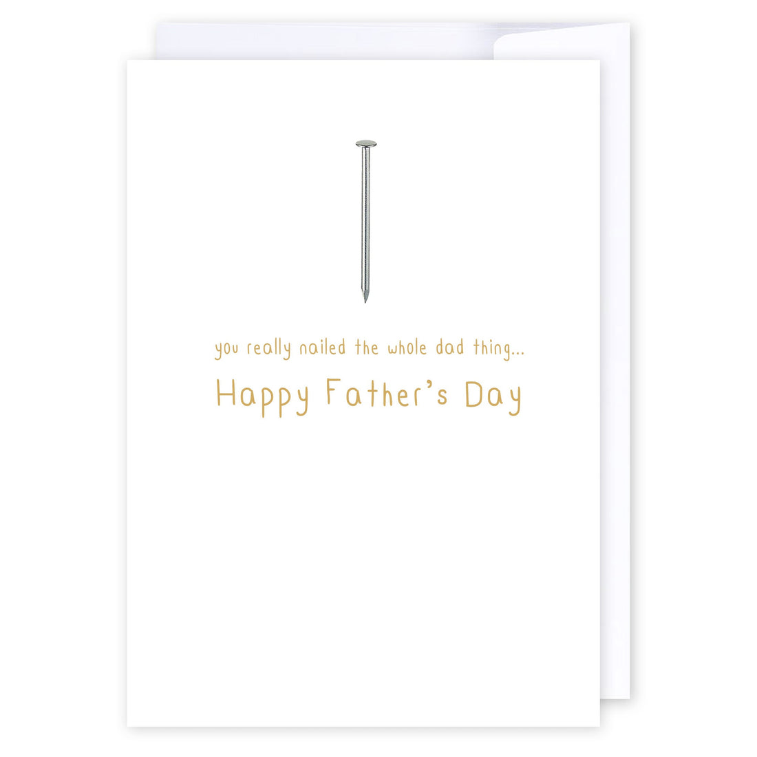 Nailed the whole dad thing: NZ Made Greeting Card, Father&