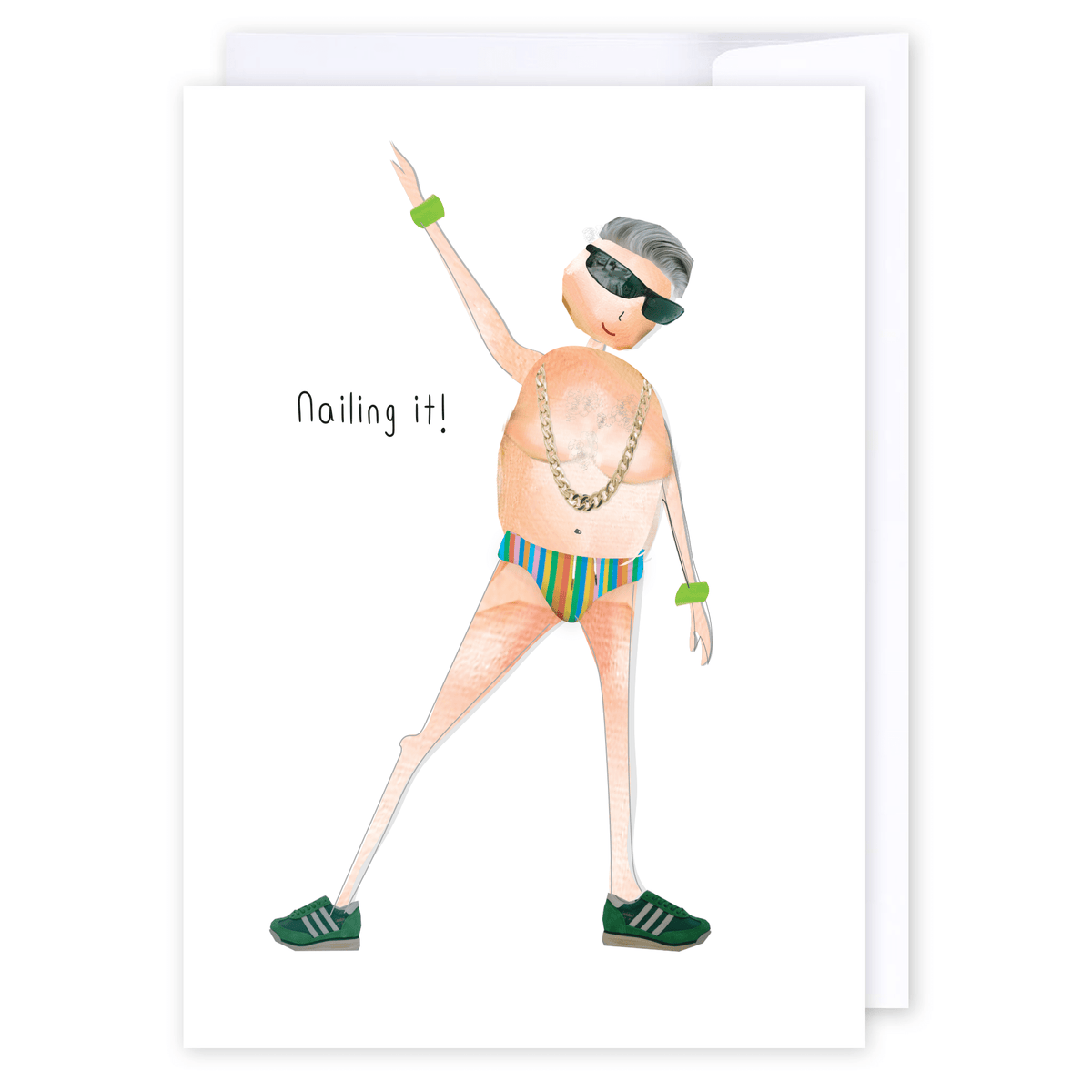 Nailing it!: NZ Made Greeting Card, Dads, Father's Day, For Him by iCandy Publishing