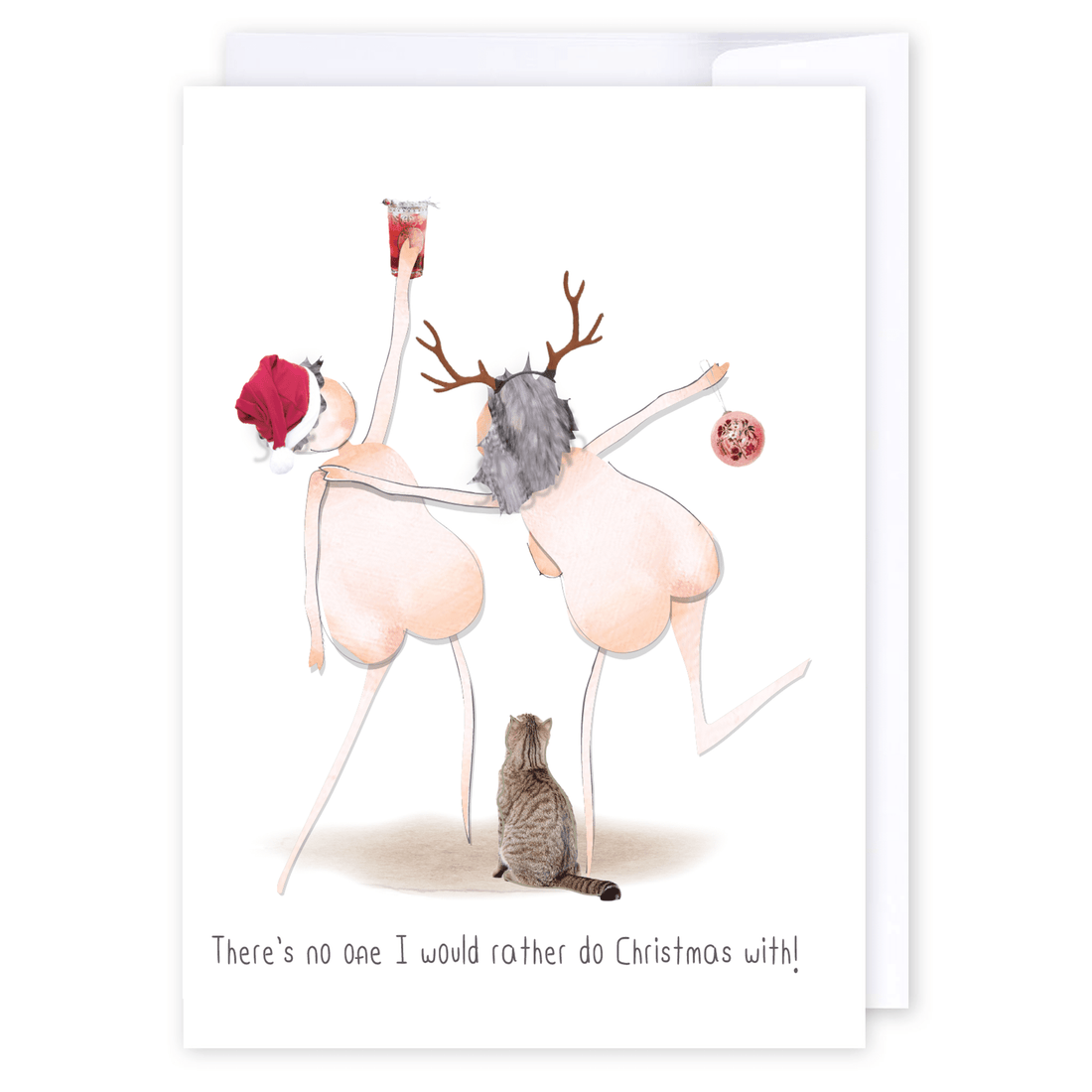 No - one I Would Rather Do Christmas With: NZ Made Greeting Card, Christmas, Hilda &amp; Co., New by iCandy Publishing