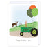 NZ Birthday tractor: NZ Made Greeting Card, Birthday, For Kids, Jandal & Ink by iCandy Publishing
