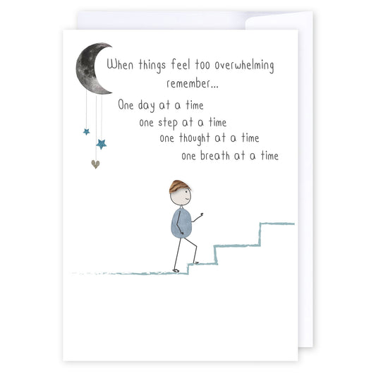 One Step At A Time: NZ Made Greeting Card, Best sellers, Encouragement, Lisa's letters by iCandy Publishing