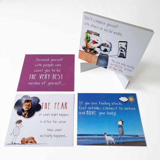 Positivity Pack - Top Tips For Teens: NZ Made Greeting Card, , , by iCandy Publishing