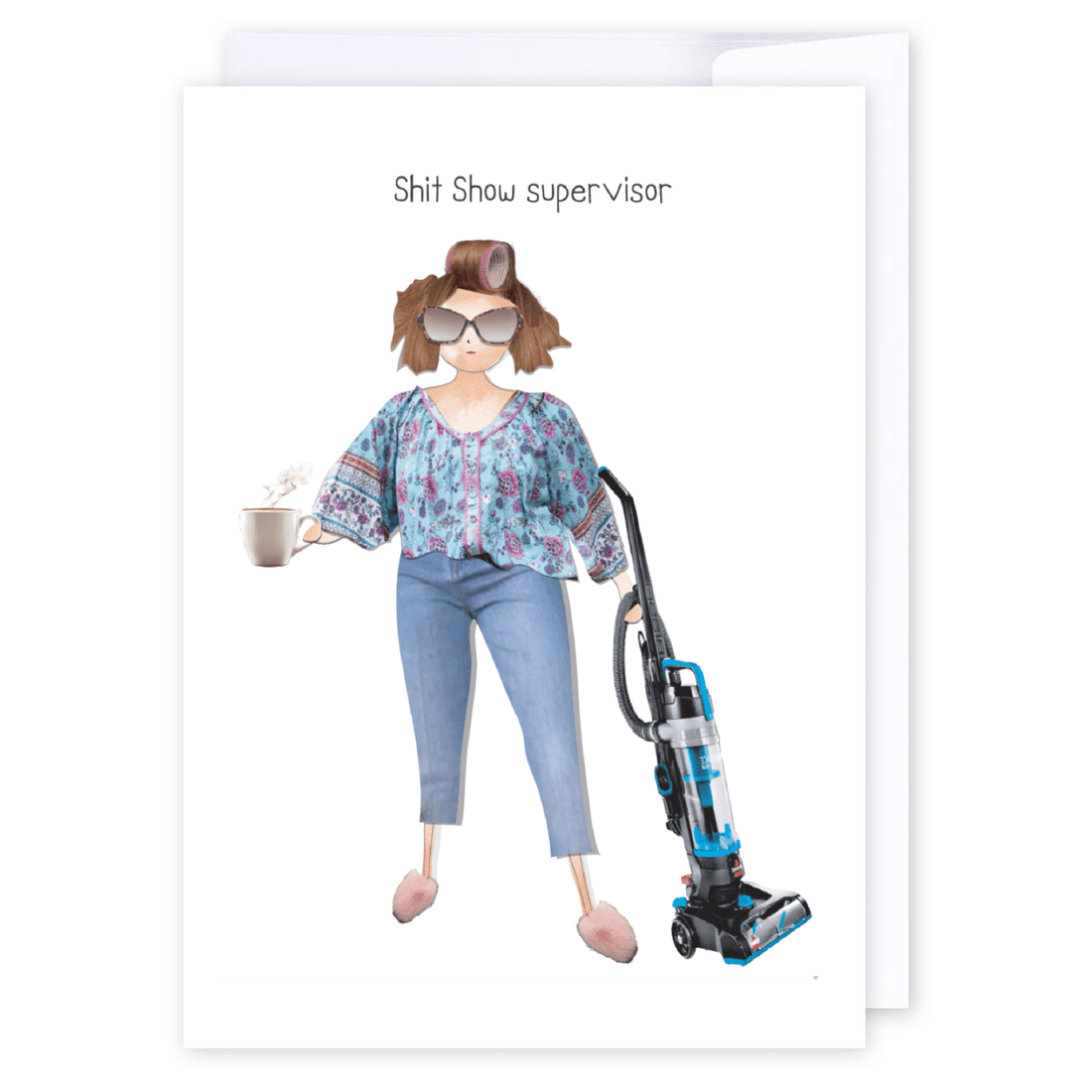 Shit Show Supervisor: NZ Made Greeting Card, Appreciation, Hilda &amp; Co., New by iCandy Publishing