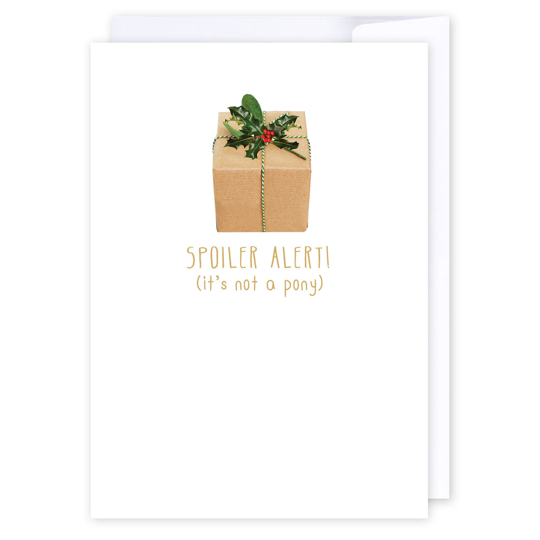 Spoiler Alert: NZ Made Greeting Card, Christmas, , by Icandy Design Ltd