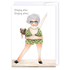 Staying alive: NZ Made Greeting Card, Birthday, For Her, Fun by Icandy Design Ltd